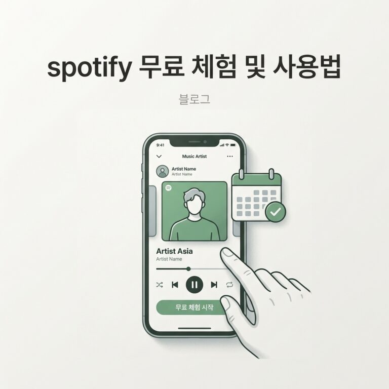 spotify 무료 체험 및 사용법