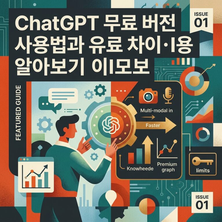 ChatGPT 무료 버전 사용법과 유료 차이·이용 제한 알아보기