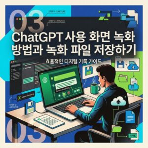 ChatGPT 사용 화면 녹화 방법과 녹화 파일 저장하기