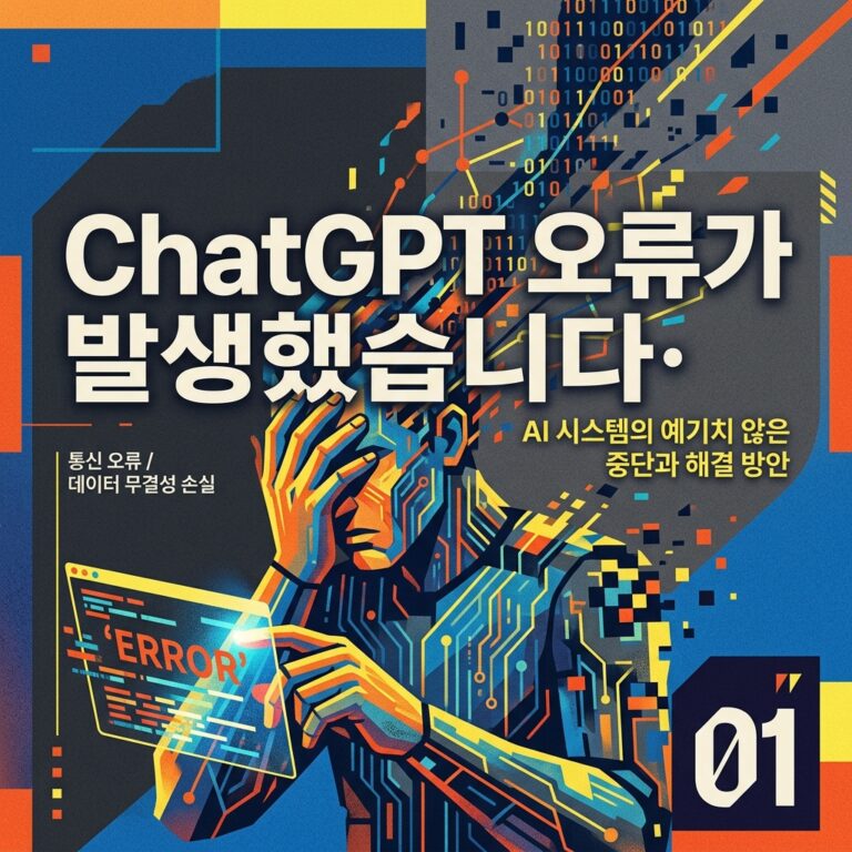 ChatGPT 오류가 발생했습니다·