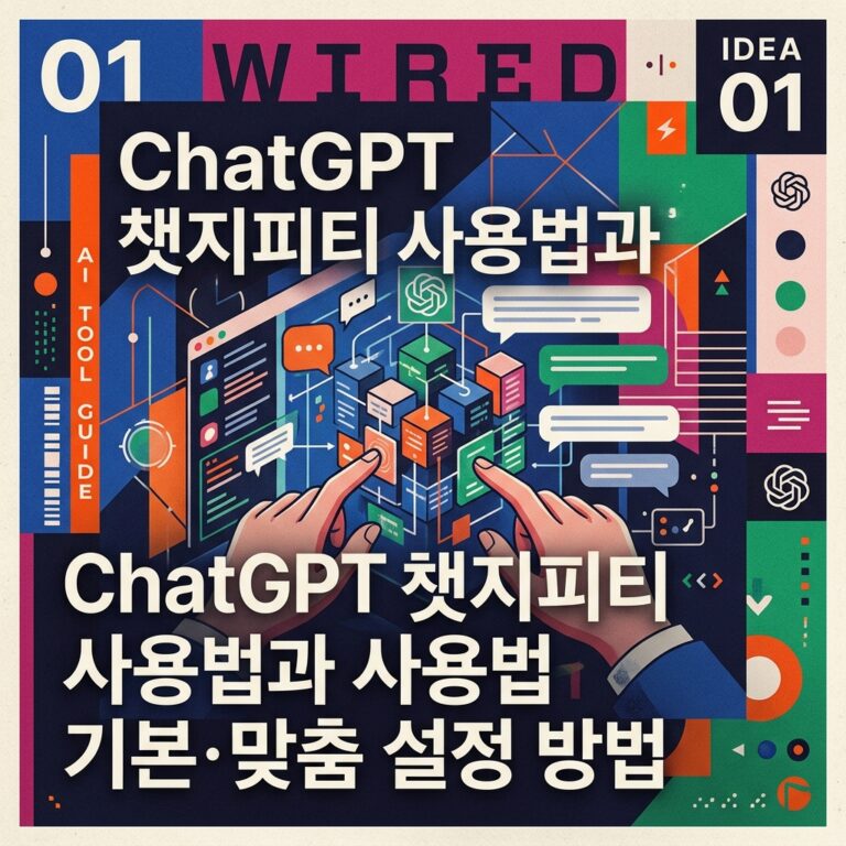 ChatGPT 챗지피티 사용법과 기본·맞춤 설정 방법