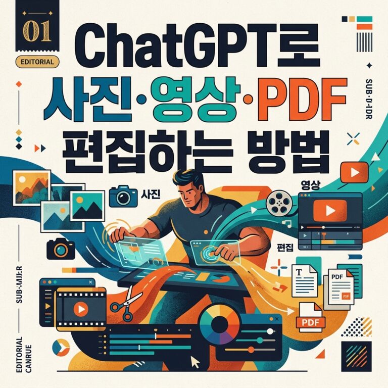 ChatGPT로 사진·영상·PDF 편집하는 방법