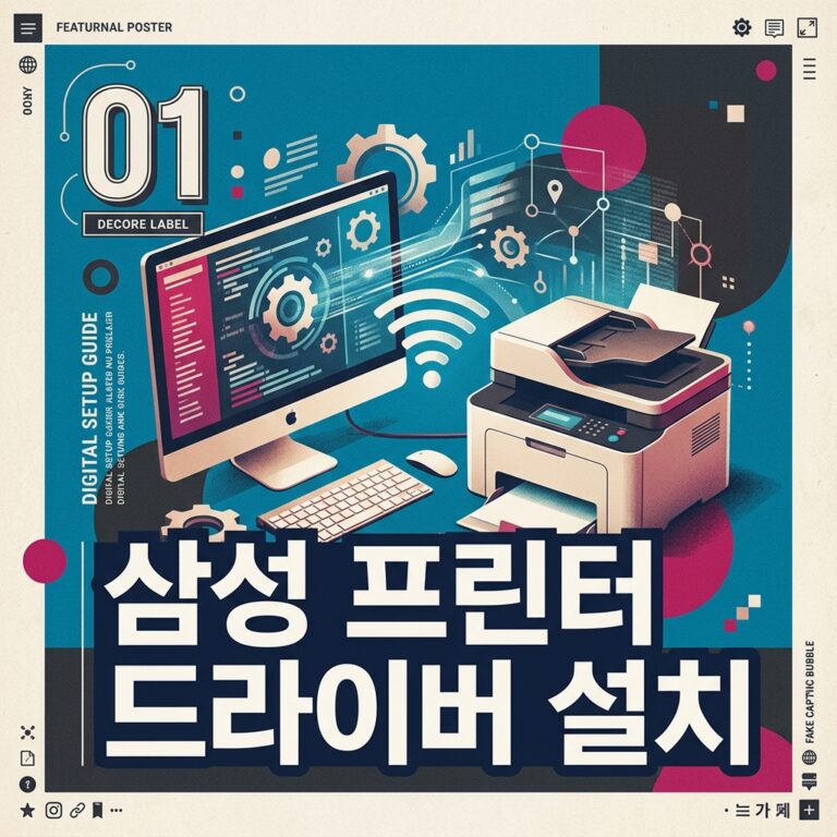 삼성 프린터 드라이버 설치1